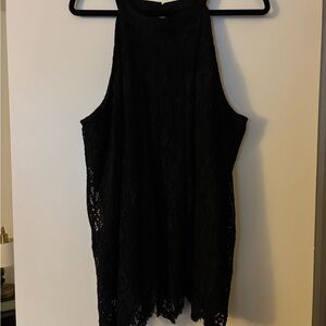 Torrid Black Lace Halter Top